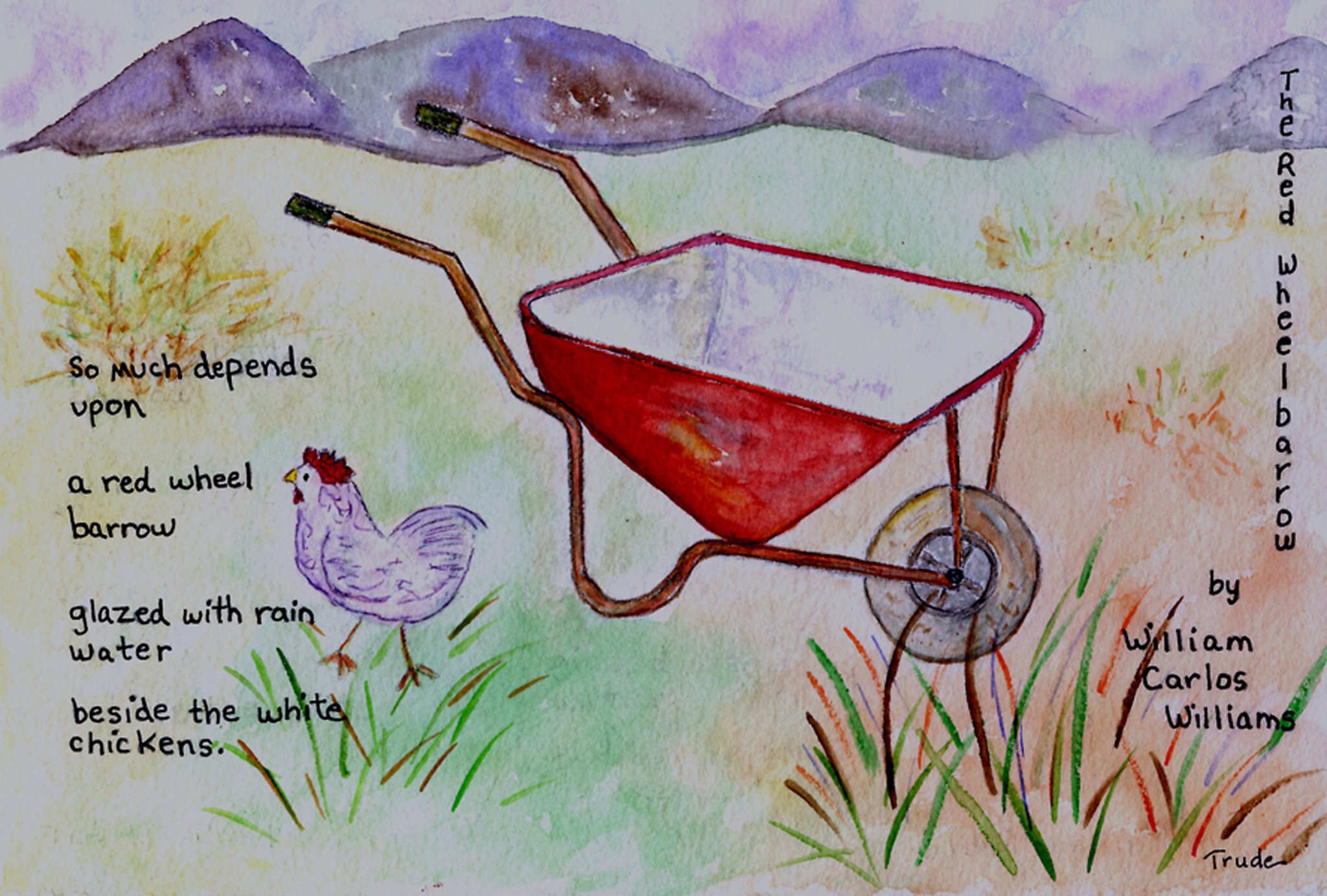 The Red Wheelbarrow
